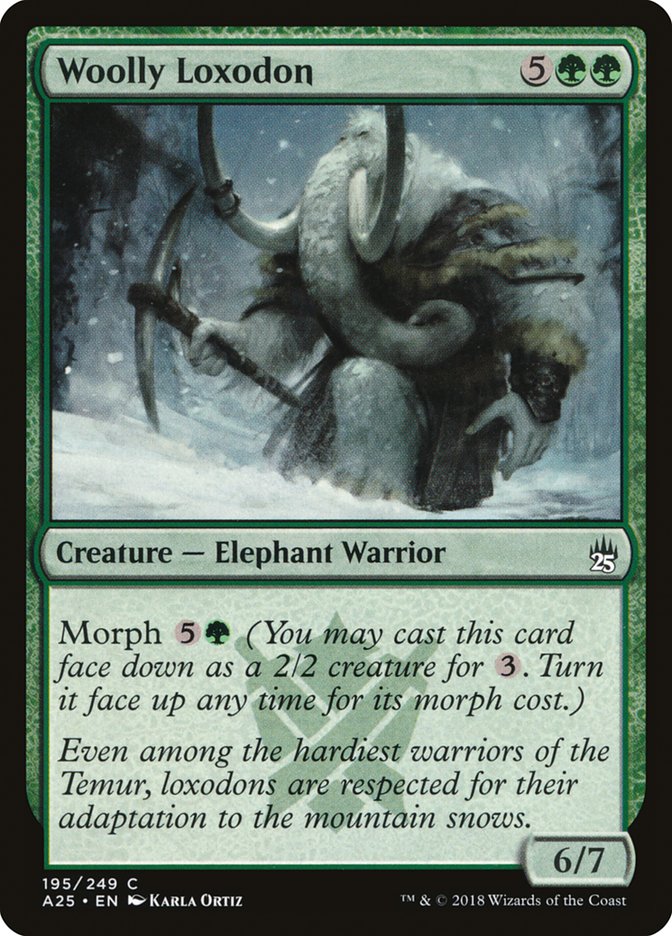 Woolly Loxodon 195/249 (Masters 25) 