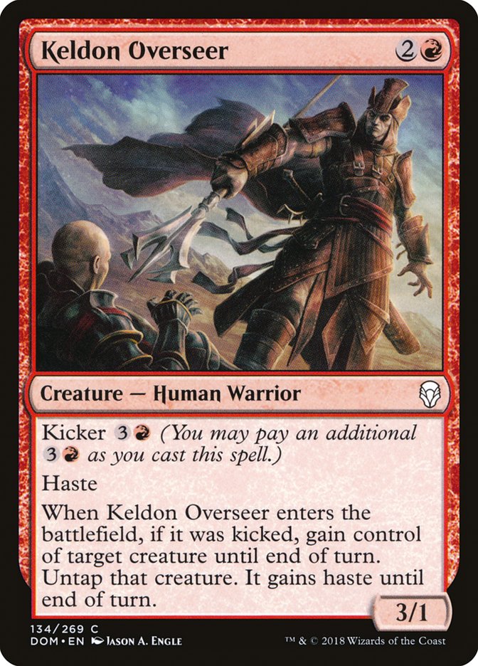 Keldon Overseer 134/269 (Dominaria) 
