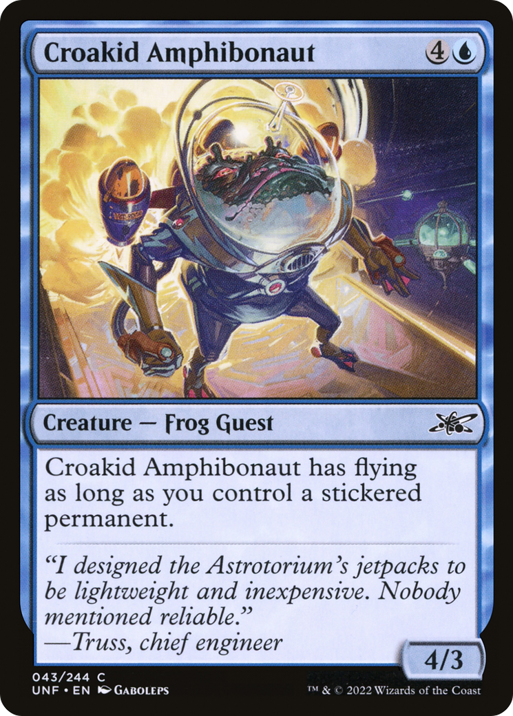 Croakid Amphibonaut [Unfinity] Foil