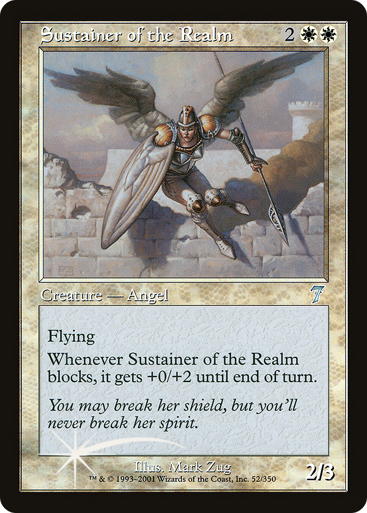 Sustainer of the Realm [Seventh Edition] Foil