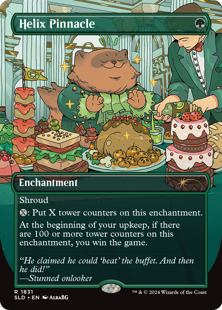 Helix Pinnacle (Rainbow Foil) (-1831) [Secret Lair Drop Series]  Foil