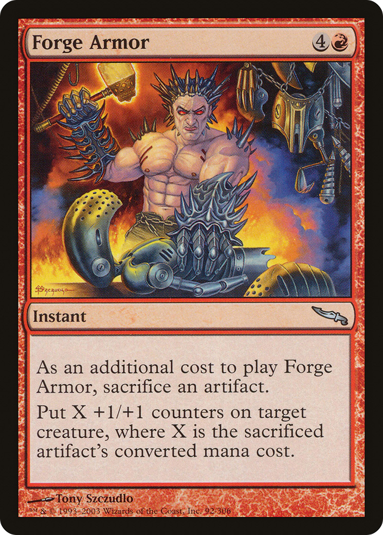 Forge Armor [Mirrodin] Foil