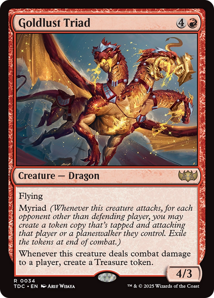 Goldlust Triad (034) [Commander: Tarkir: Dragonstorm]