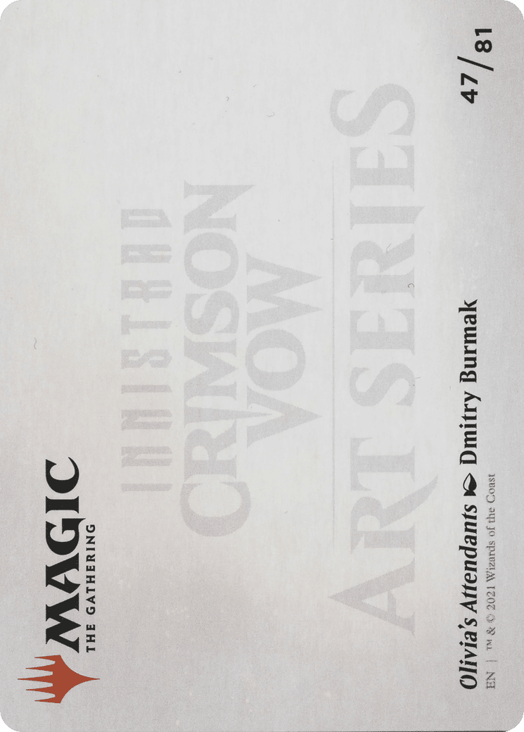 Olivia's Attendants // Olivia's Attendants (AVOW-047) - Crimson Vow Art Series (Borderless)