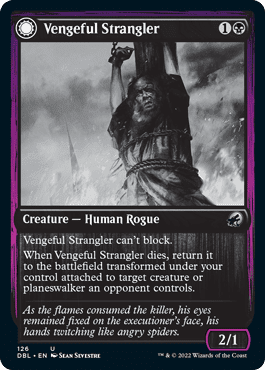 Vengeful Strangler // Strangling Grasp [Innistrad: Double Feature] Foil