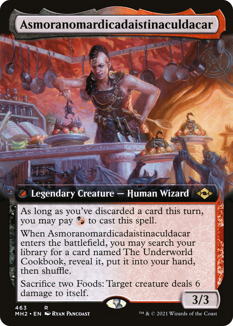 Asmoranomardicadaistinaculdacar (Extended Art) [Modern Horizons 2] Foil
