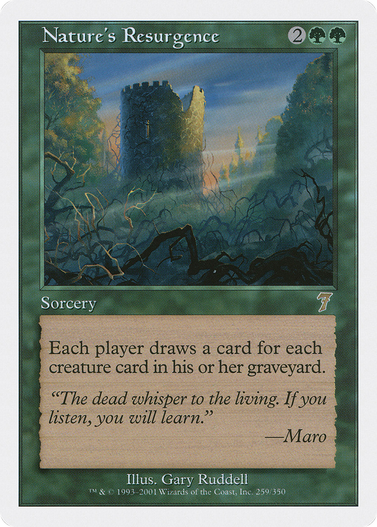 Nature's Resurgence [Seventh Edition] Foil