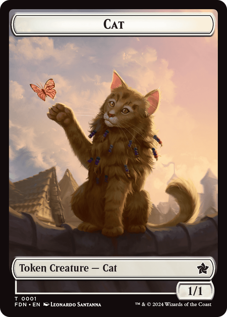 Cat (TFDN-001) - Foundations Tokens Foil