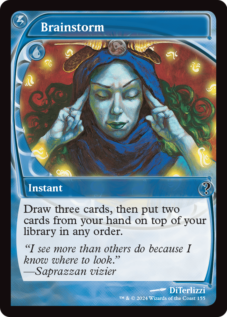 Brainstorm (Future Sight) [Mystery Booster 2] Foil