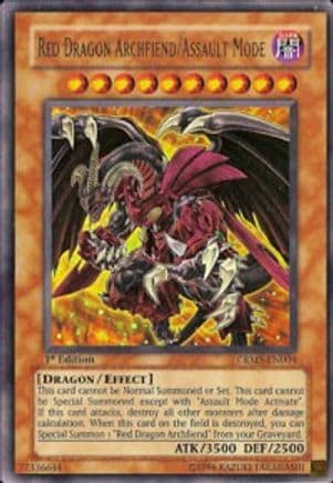 Red Dragon Archfiend/Assault Mode [CRMS-EN004] Ultra Rare