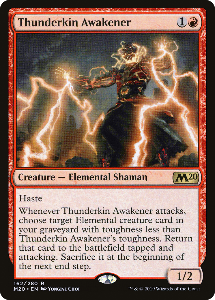 Thunderkin Awakener [Core Set 2020] Foil