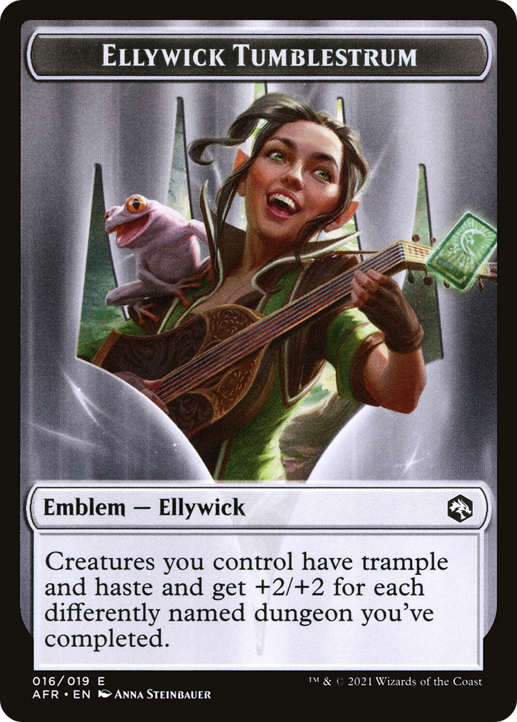 Ellywick Tumblestrum Emblem (TAFR-016) - Adventures in the Forgotten Realms Tokens Foil