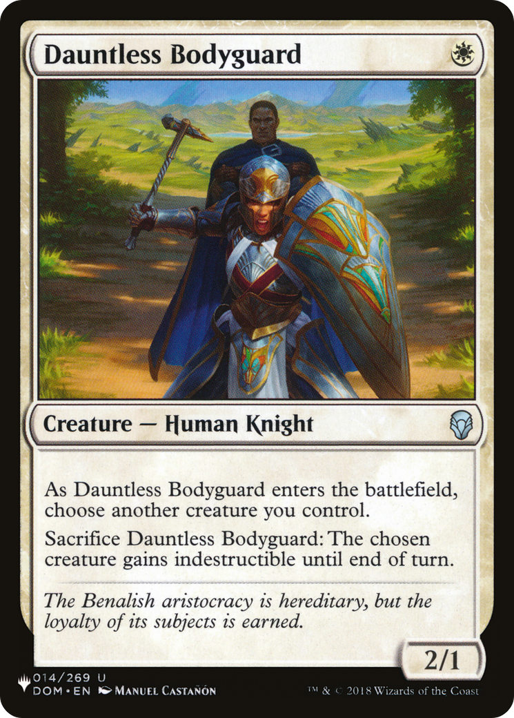 Dauntless Bodyguard |  (DOM-14) [The List]
