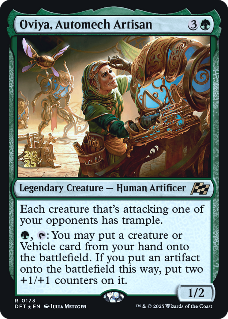 Oviya, Automech Artisan (-173) [Prerelease Cards]  Foil