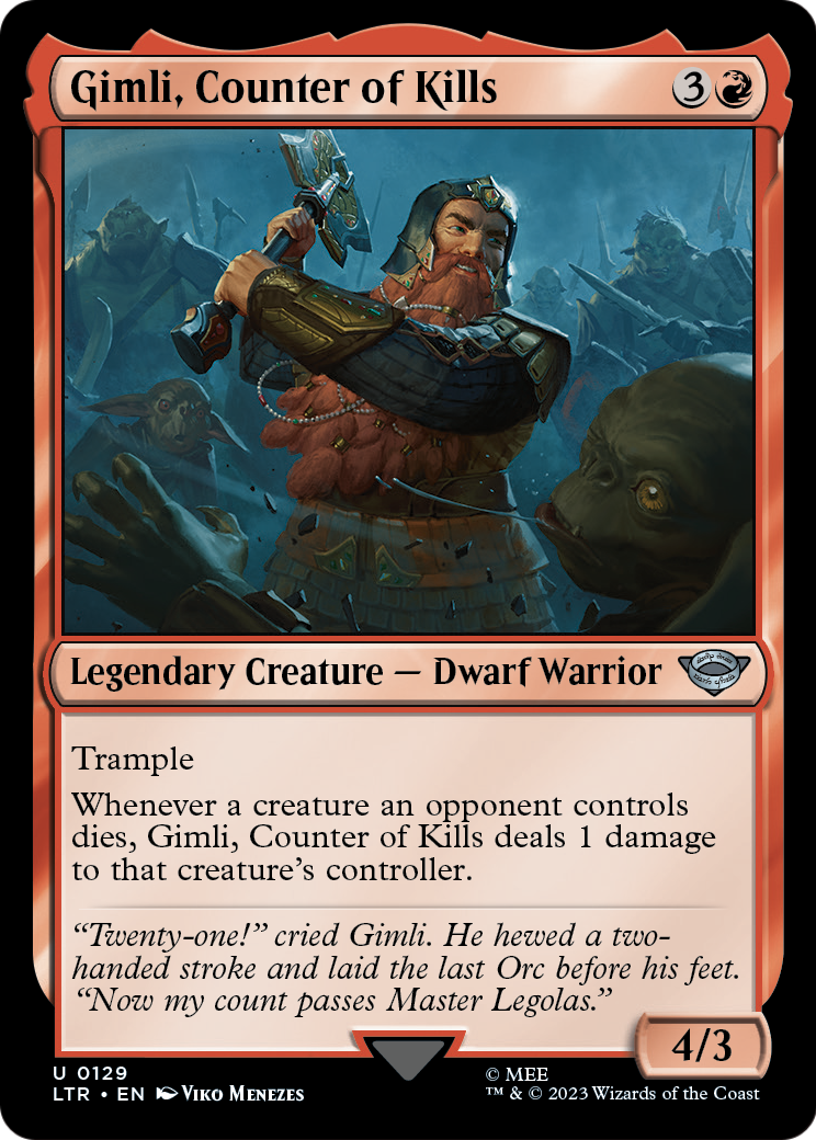 Gimli, Counter of Kills [The Lord of the Rings: Tales of Middle-Earth] Foil