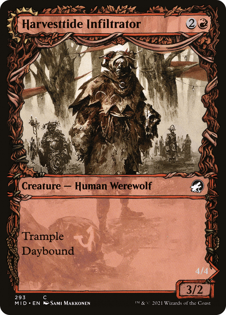Harvesttide Infiltrator // Harvesttide Assailant (Showcase Equinox) [Innistrad: Midnight Hunt] Foil