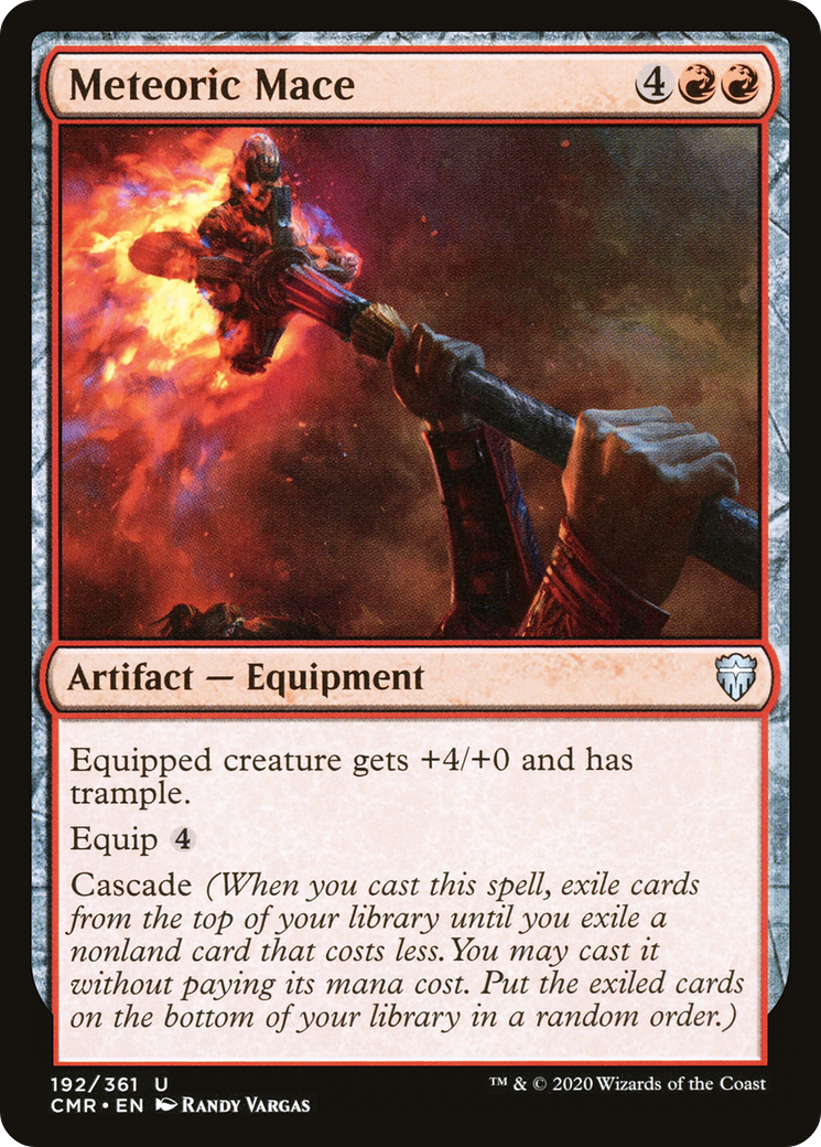 Meteoric Mace [Commander Legends] Foil