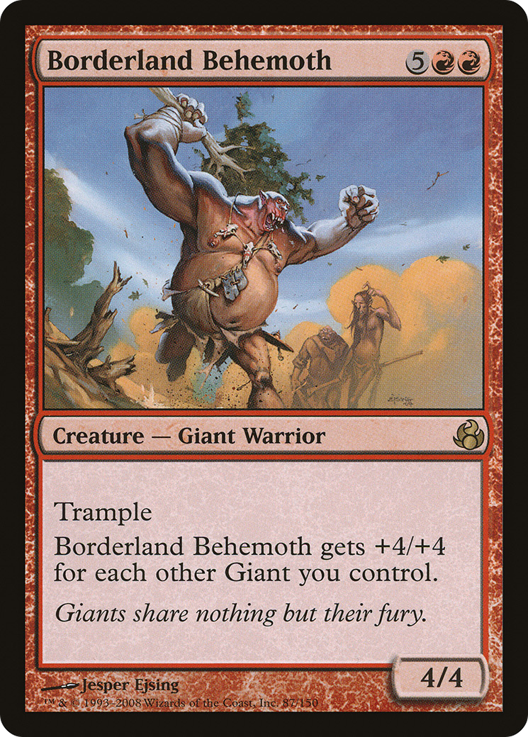Borderland Behemoth [Morningtide] Foil