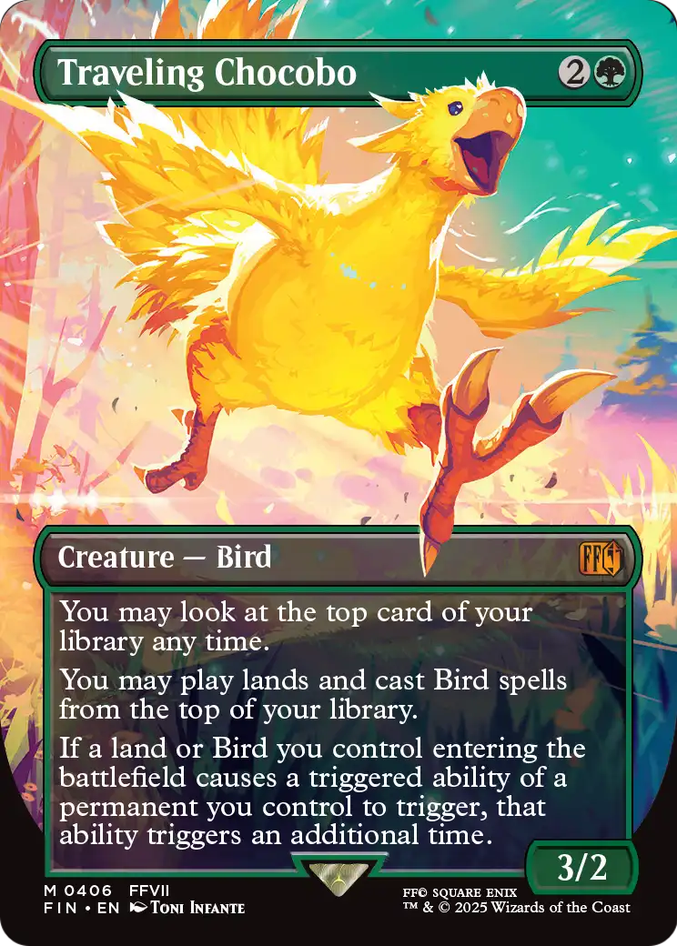 Traveling Chocobo (Borderless) (406) [FINAL FANTASY]