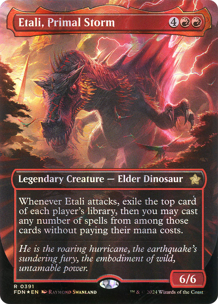 Etali, Primal Storm (FDN-391) - Foundations (Borderless) Foil