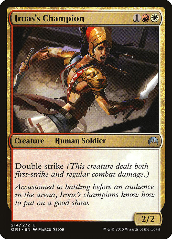 Iroas's Champion 214/272 (Magic Origins) 