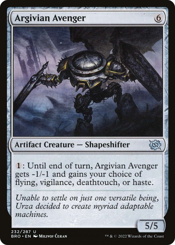 Argivian Avenger [The Brothers' War] Foil