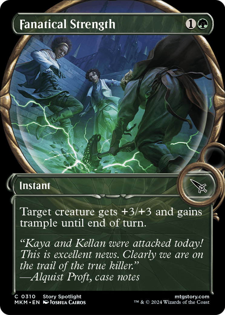 Fanatical Strength (Showcase) [Murders at Karlov Manor] Foil