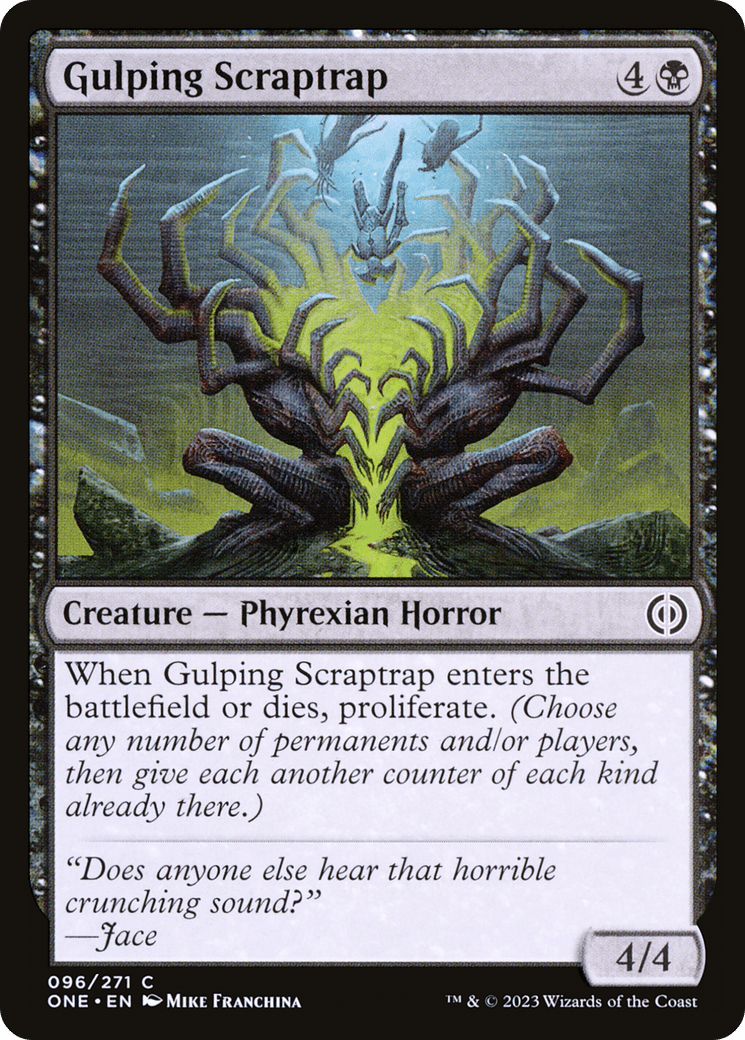 Gulping Scraptrap [Phyrexia: All Will Be One] Foil