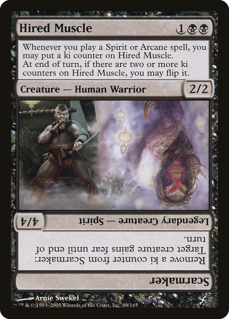 Hired Muscle // Scarmaker [Betrayers of Kamigawa] Foil