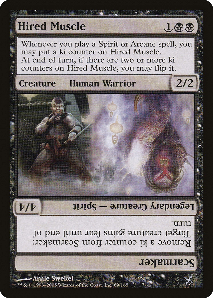 Hired Muscle // Scarmaker [Betrayers of Kamigawa] Foil