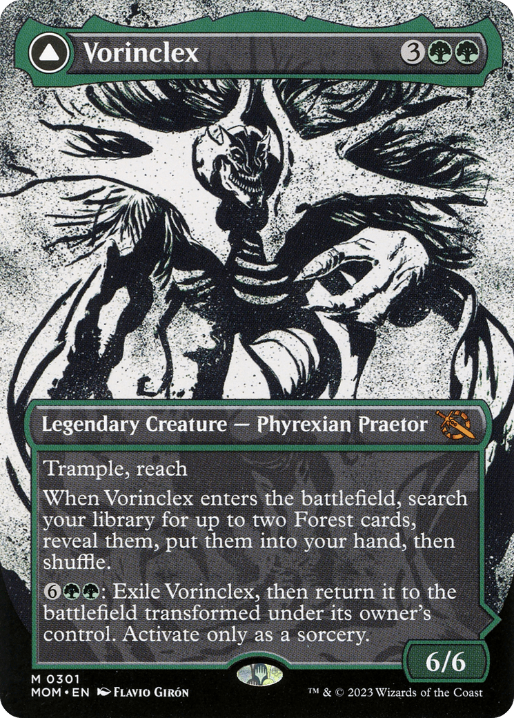Vorinclex // The Grand Evolution (Showcase Planar Booster Fun) [March of the Machine] Foil