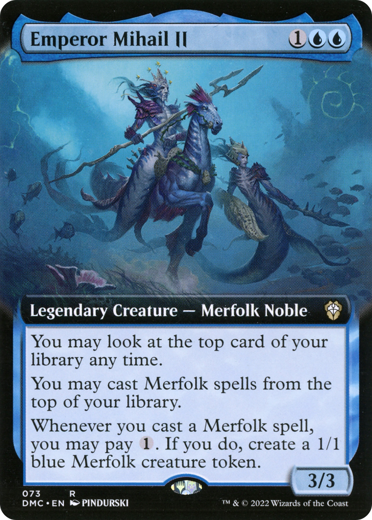 Emperor Mihail II (Extended Art) [Dominaria United Commander] Foil