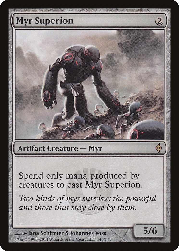 Myr Superion [New Phyrexia] Foil