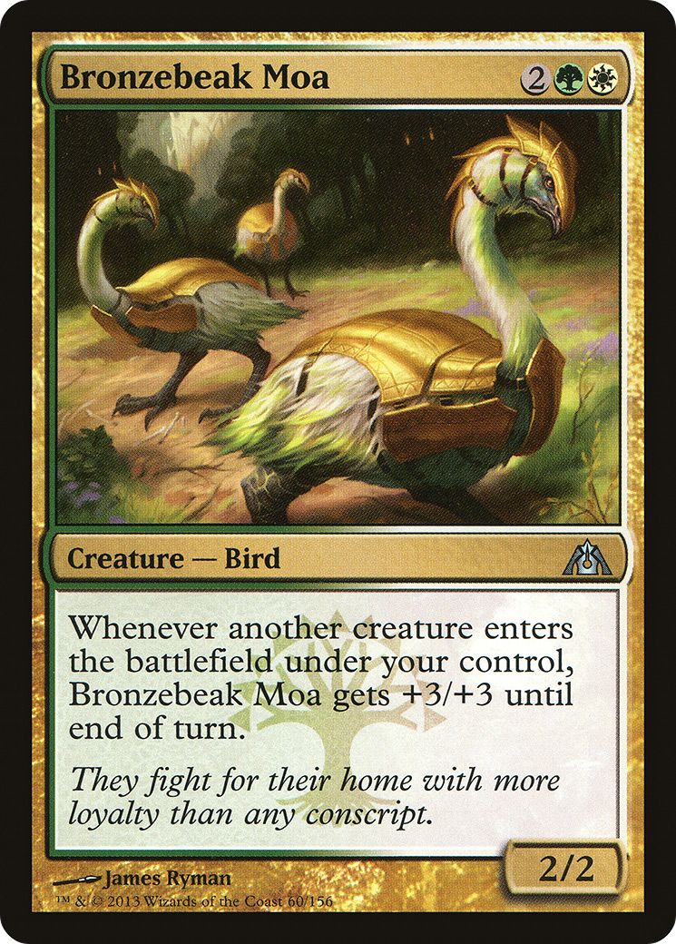 Bronzebeak Moa [Dragon's Maze] Foil