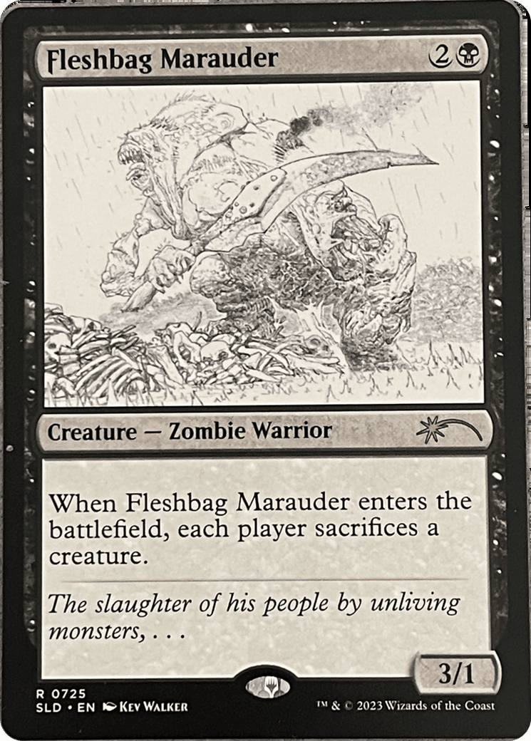 Fleshbag Marauder (Sketch Showcase) [Secret Lair Drop Series] Foil