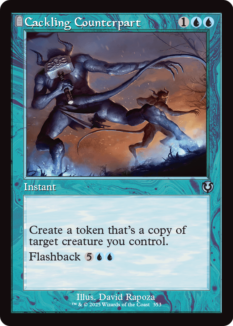 Cackling Counterpart (Retro Frame) (-353) [Innistrad Remastered]