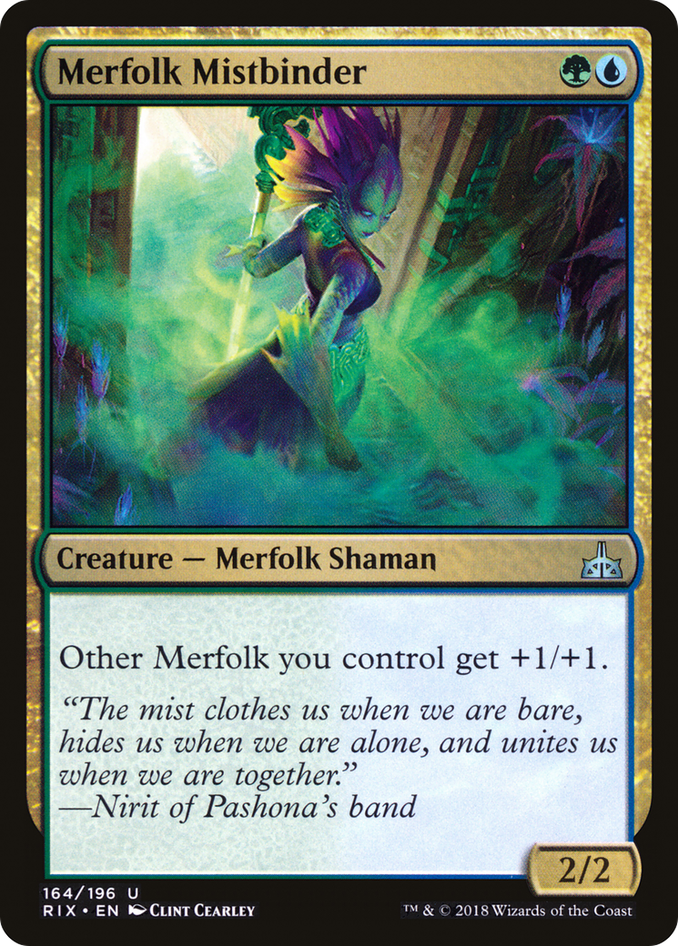 Merfolk Mistbinder [Rivals of Ixalan] Foil