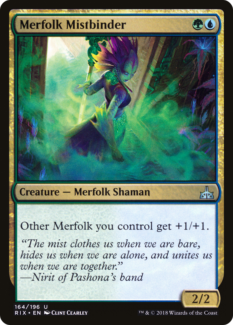 Merfolk Mistbinder [Rivals of Ixalan] Foil