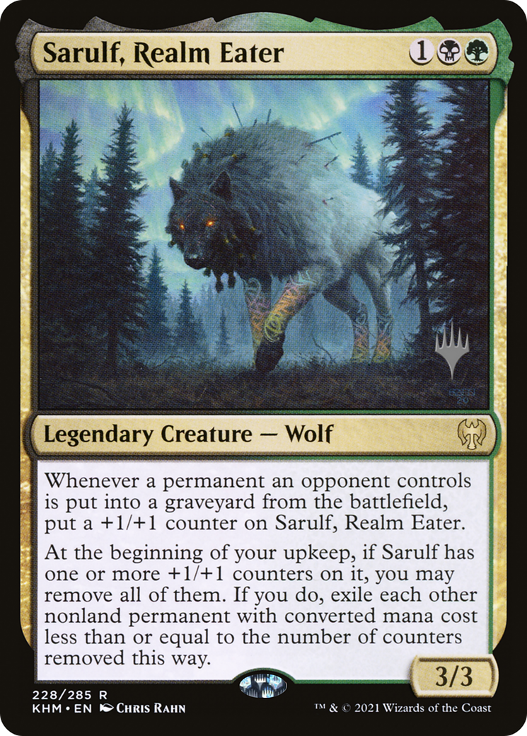 Sarulf, Realm Eater (Promo Pack) [Kaldheim Promos] Foil