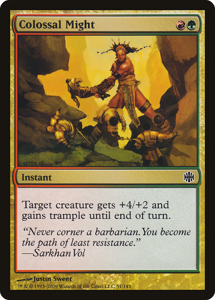 Colossal Might [Alara Reborn] Foil