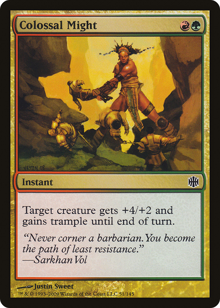 Colossal Might [Alara Reborn] Foil
