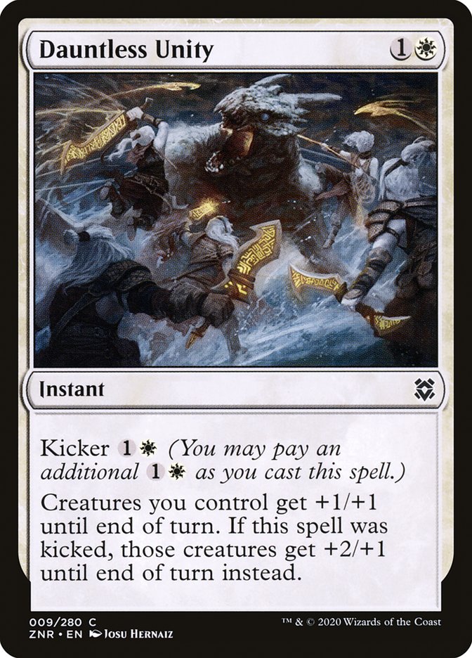 Dauntless Unity 9/280 (Zendikar Rising) 