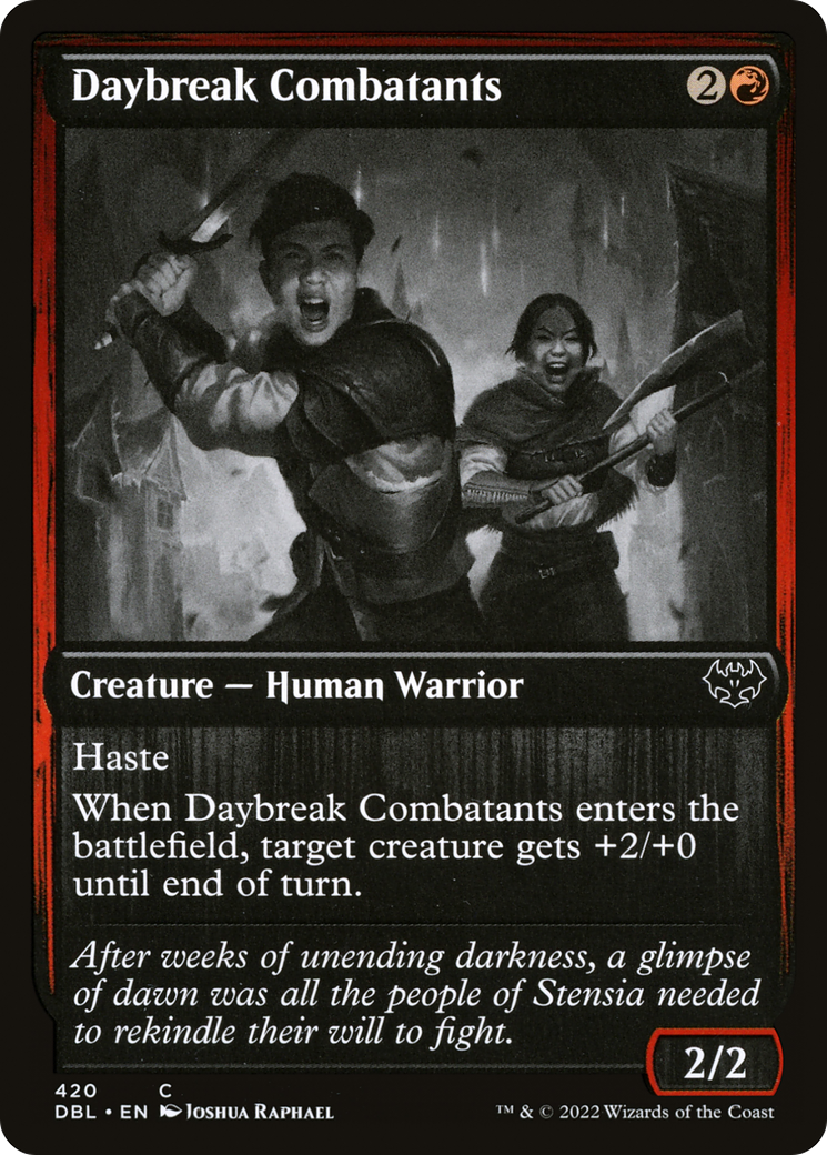 Daybreak Combatants [Innistrad: Double Feature] Foil