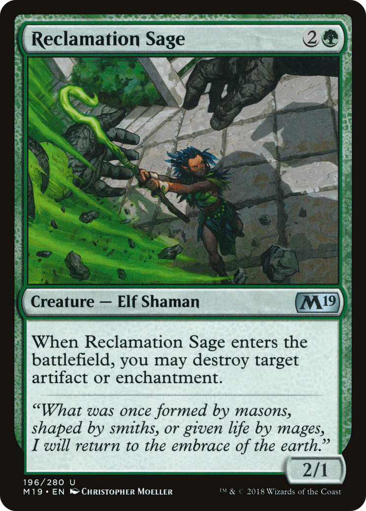 Reclamation Sage [Core Set 2019] Foil