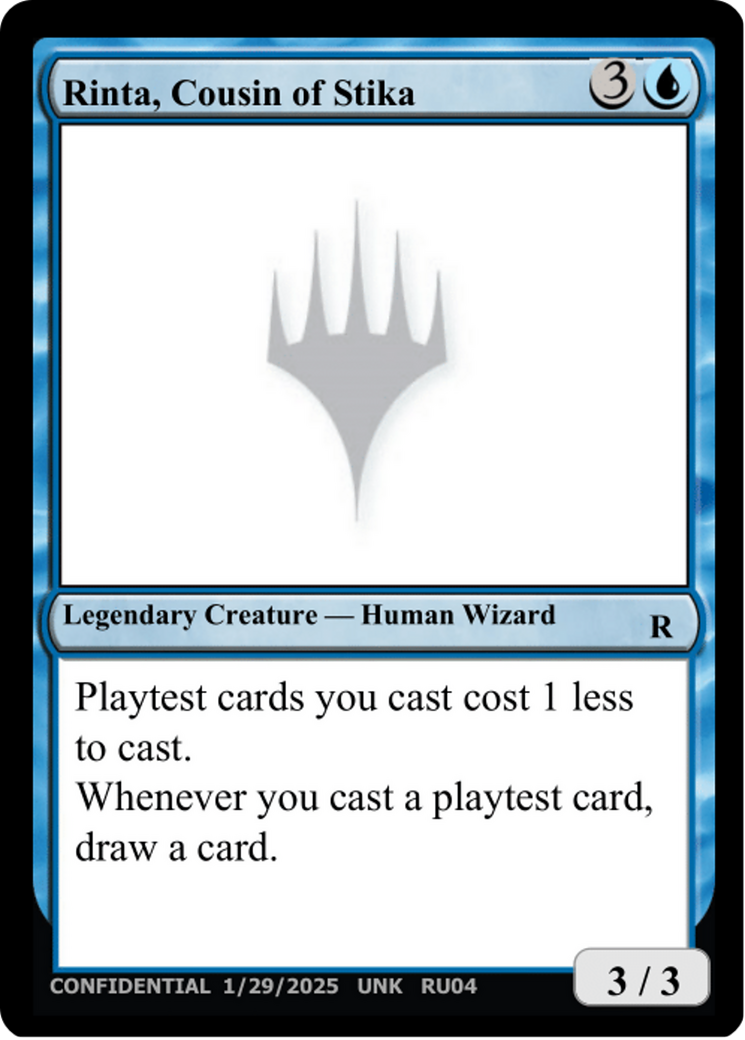 Rinta, Cousin of Sitka |  () [Un-Known Event Playtest Cards]