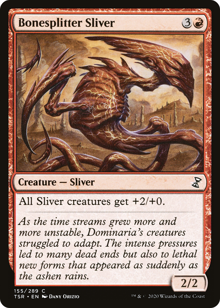 Bonesplitter Sliver [Time Spiral Remastered] Foil