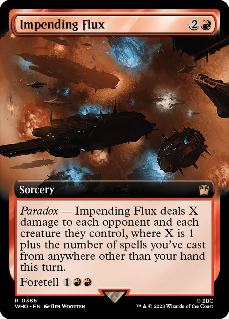 Impending Flux (Extended Art) [Doctor Who] Foil
