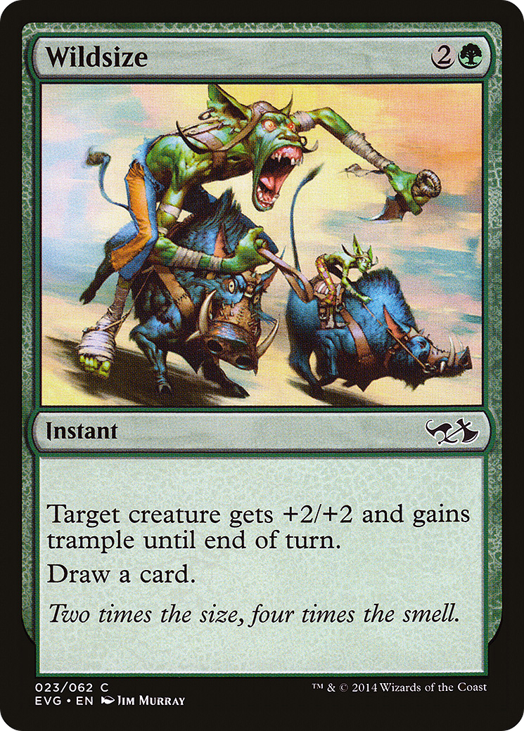 Wildsize () [Duel Decks Anthology: Elves vs. Goblins]  Foil