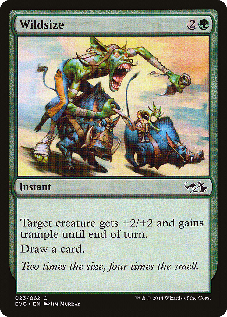 Wildsize () [Duel Decks Anthology: Elves vs. Goblins]  Foil