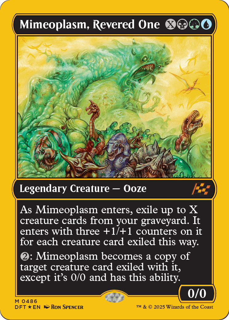 Mimeoplasm, Revered One |  Foil (486) [Aetherdrift]
